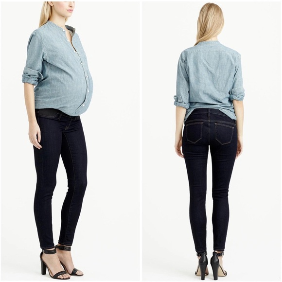 J. Crew Denim - J Crew Maternity Toothpick Size 26 Dark Wash Stretch Skinny Jeans Ankle. (ord48)